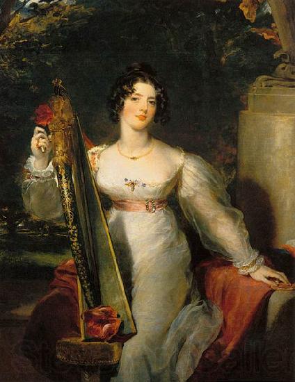 Sir Thomas Lawrence Portrait of Lady Elizabeth Conyngham Spain oil painting art